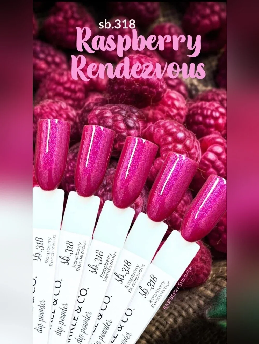 NEW! Sparkle & Co Berry Temptress Mini Dip Powder Set